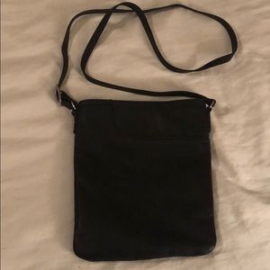 Margot Crossbody black leather purse.